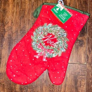 🎄Christmas House Oven Mitt‎ Wreath “Noel”